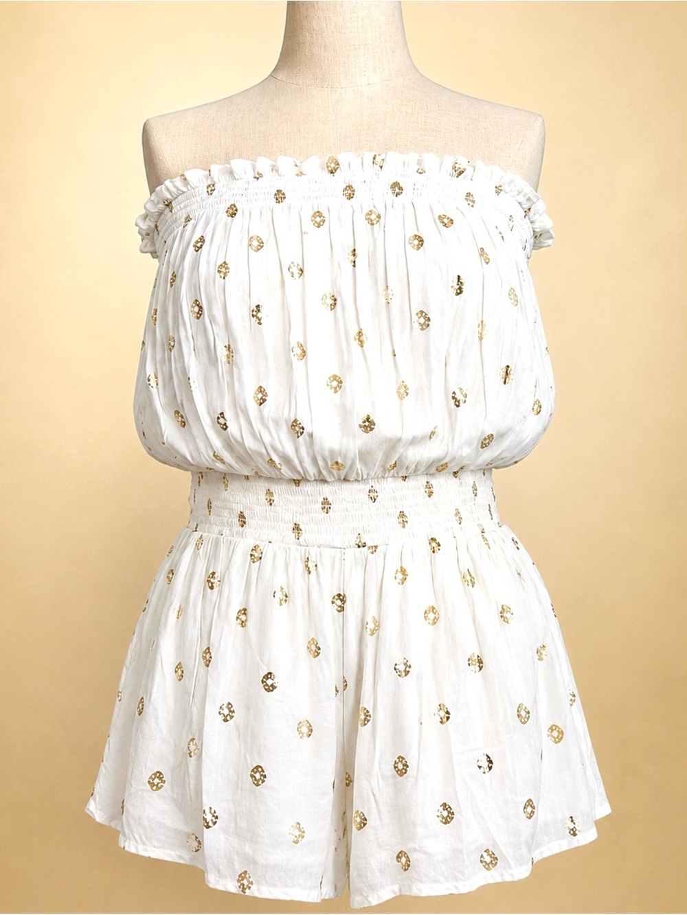 Elan Strapless Romper M